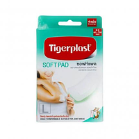 Băng cá nhân co giãn TigerPlast Soft Pad hộp 4 cái (60x100mm)