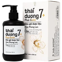 Dầu gội Thái Dương 7 Plus Gold Sao Thái Dương sạch gàu, giảm ngứa và rụng tóc (250ml)