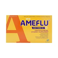 Ameflu ban ngà̀y + Vita C cảm cúm hộp 100 viên nén
