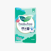 Laurier băng vệ sinh Fresh & Free có cánh gói 20 miếng
