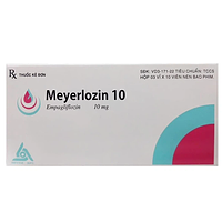 Meyerlozin 10 Meyer-BPC điều trị tiểu đường tuýp 2 (Hộp 3 vỉ x 10 viên)