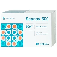 Scanax 500 Stella là thuốc dùng để điều trị nhiễm khuẩn (5 vỉ x 10 viên)