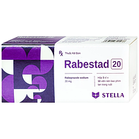 Rabestad 20mg điều trị trào ngược dạ dày, thực quản (3 vỉ x 10 viên)