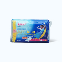 Diana băng vệ sinh ban đêm Sensi Cool Fresh Night 35cm gói 3 miếng