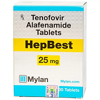 Thuốc Hepbest 25mg điều trị nhiễm virus viêm gan B mạn tính (30 viên)