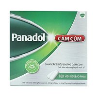 Panadol cold & flu cảm cúm hộp 180 viên 