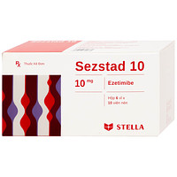 Sezstad 10 Stella, thuốc được dùng cho việc điều trị tình trạng tăng cholesterol máu nguyên phát (6 vỉ x 10 viên)