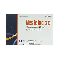 Nesteloc 20 US Pharma điều trị hội chứng trào ngược dạ dày - thực quản hộp 3 vỉ x 10 viên
