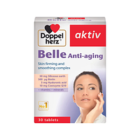 Doppelherz Belle Anti-Aging hỗ trợ ngăn ngừa nám da và sạm da hộp 3 vỉ x 10 viên