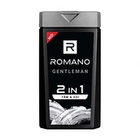 Romano tắm gội 2in1 gentlemen chai 180g