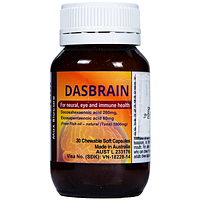 Dasbrain Catalent hỗ trợ các chức năng não bộ hộp 30 viên
