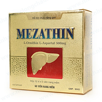 Mezathin 500mg Hataphar điều trị các bệnh về gan, chán ăn, mệt mỏi (Hộp 12 vỉ x 5 viên)