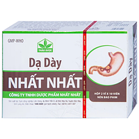 Dạ Dày Nhất Nhất điều trị viêm loét dạ dày, hành tá tràng cấp và mãn tính hộp 2 vỉ x 10 viên