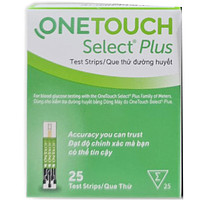 Onetouch Select Plus que thử đường huyết (25 que)