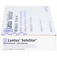 Bút tiêm Lantus SoloStar 100 Units/ml dùng để điều trị bệnh tiểu đường (5 bút x 3ml)