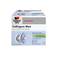 Doppelherz Collagen Max hỗ trợ tăng cường tái tạo sụn khớp hộp 30 ống, mỗi ống 25ml.