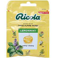 Ricola Lemon Mint kẹo ngậm ho không đường chanh bạc hà (Gói 17.5g)