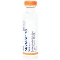 Mixtard 30 100IU/ML điều trị bệnh đái tháo đường chai 10ml hỗn dịch tiêm