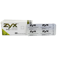 ZYX TAB F.C 5MG BOX 28