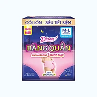 Diana Sensi băng vệ sinh dạng quần 360 độ chống tràn size M-L gói 5 cái