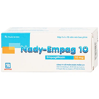 Thuốc Nady-Empag  25 Nadyphar điều trị đái tháo đường típ 2 (3 vỉ x 10 viên)