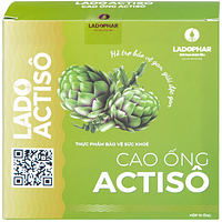 Ladophar cao ống Actiso Ladoactiso hỗ trợ bảo vệ gan và giải độc gan hộp 10 ống x 10ml