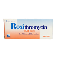 Roxithromycin 150mg Nadyphar điều trị nhiễm khuẩn (Hộp 5 vỉ x 10 viên)