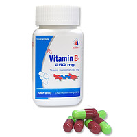 Sản phẩm Vitamin B1 250mg Domesco (100 viên) được dùng để điều trị tình trạng thiếu hụt Vitamin B1.
