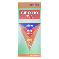 Siro ho TW3 giúp giảm ho, long đờm, chống dị ứng (60ml)