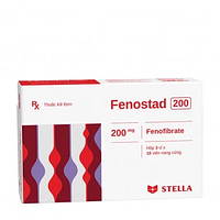 Fenostad 200mg điều trị tăng triglycerid huyết nặng hộp 3 vỉ x 10 viên