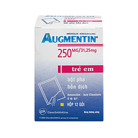 Augmentin 250mg/31.25mg kháng khuẩn hộp 12 gói