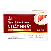 Giải độc gan Nhất nhất hỗ trợ điều trị giải độc, tái tạo gan hộp 2 vỉ x 10 viên nén bao phim