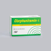 Clorpheniramin 4 DHG Pharma trị viêm mũi dị ứng, mày đay (10 vỉ x 20 viên)