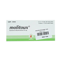 Thuốc Molitoux 50mg Domesco giúp làm loãng và tiêu đờm (2 vỉ x 15 viên)