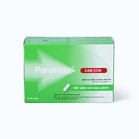 Paramax cảm cúm 500mg Boston, giảm đau và sung huyết mũi. (Hộp 10 vỉ x 12) viên nén bao phim