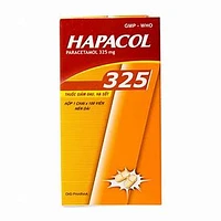 Hapacol 325mg điều trị đau đầu, đau nửa đầu, đau răng  ( chai 100 viên ) dạng viên nén