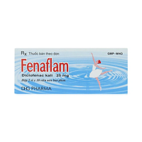 Fenaflam 25mg điều trị các tình trạng viêm đau cấp tính hộp 2 vỉ x 10 viên