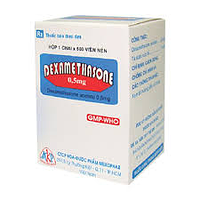 Dexamethasone 0.5mg Mekophar kháng viêm, trị viêm thấp khớp, chống dị ứng (chai200 viên)