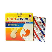 Gold Pepzine New viên sủi tăng cường tiêu hóa (Hộp 5 vỉ x 4 viên)