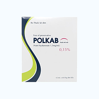 Polkab thuốc nhỏ mắt điều trị tình trạng khô mắt, làm dịu mắt hộp 60 ống x 0.5ml