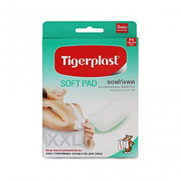 Băng cá nhân co giãn TigerPlast Soft Pad hộp 3 cái (100x120mm)