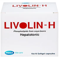 Livolin-H điều trị viên gan, xơ gan hộp 10 vỉ x 10 viên