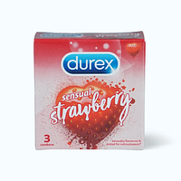 Durex Sensual Strawberry bao cao su hộp 3 cái