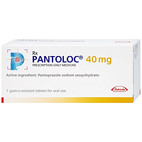Pantoloc 40mg điều trị viêm thực quản trào ngược (1 vỉ x 7 ) viên nén