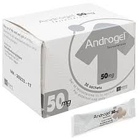 Gel bôi Androgel 50mg bổ sung testosterone hộp 30 gói
