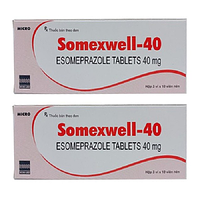 Somexwell 40 điều trị trào ngược dạ dày (3 vỉ x 10 viên) viên nén bao tan trong ruột