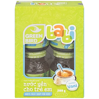 Yến Sào Green Bird Babi hương vani giúp tăng cường đề kháng và hệ miễn dịch (4 hũ x 72g)