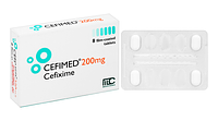 Cefimed 200mg Medochemie điều trị viêm phế quản, giãn phế quản nhiễm khuẩn (Hộp 2 vỉ x 4 viên)