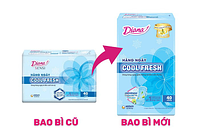 Băng vệ sinh mát lạnh hàng ngày Diana Sensi Cool Fresh (40 miếng/gói)