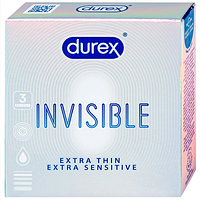 Durex Invisible bao cao su hộp 3 cái